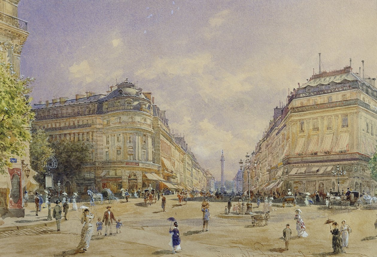 Die Rue de la Paix, Paris, 1886 von Franz Alt