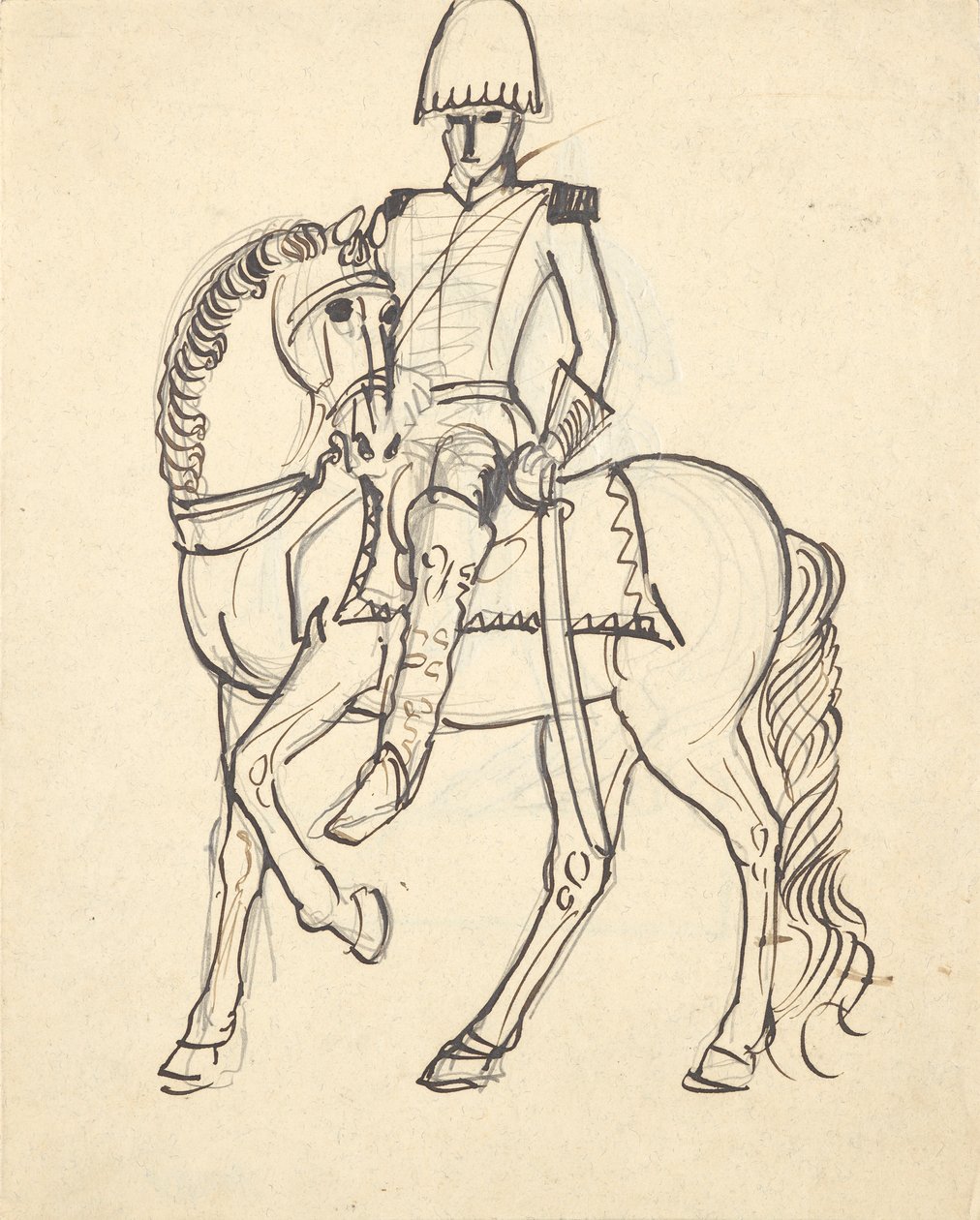 Offizier zu Pferde von Franz Barwig d. Ä.