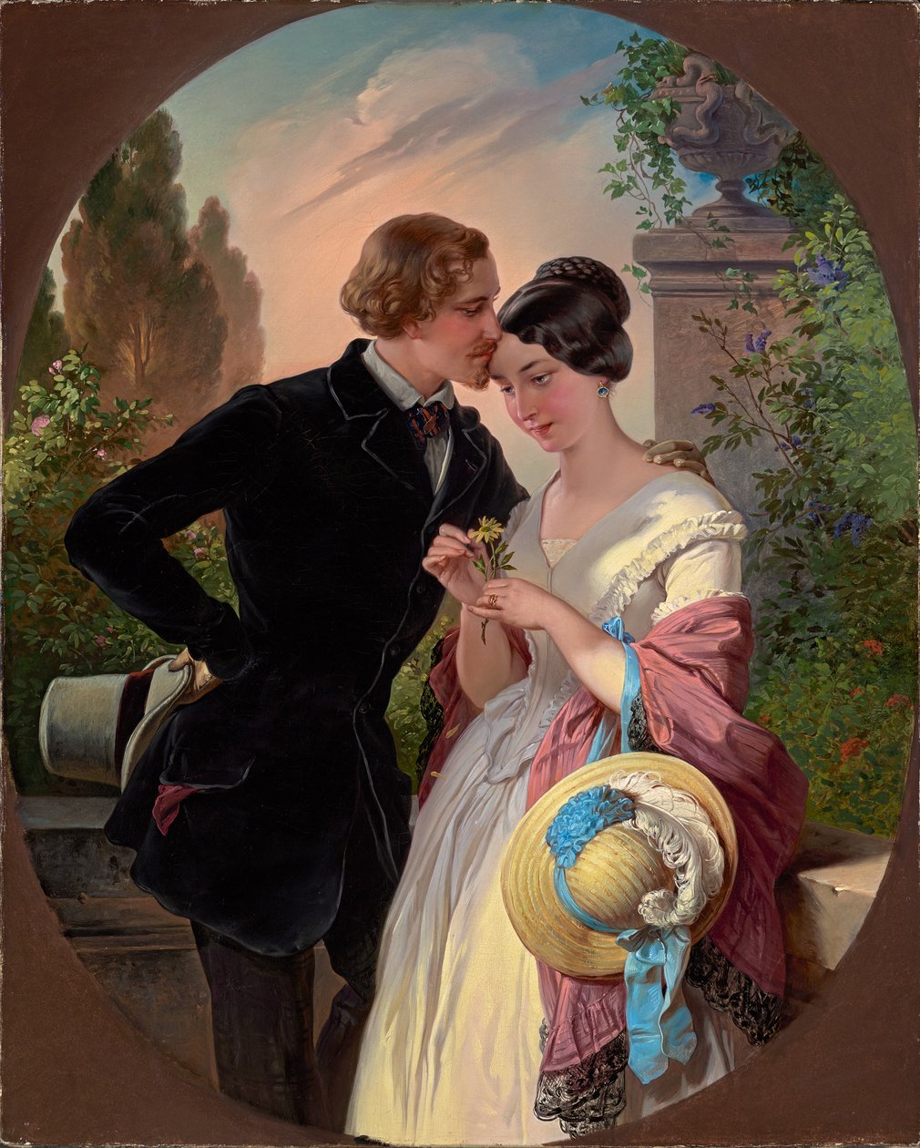 Faust und Gretchen im 19. Jahrhundert von Franz Dobiaschofsky