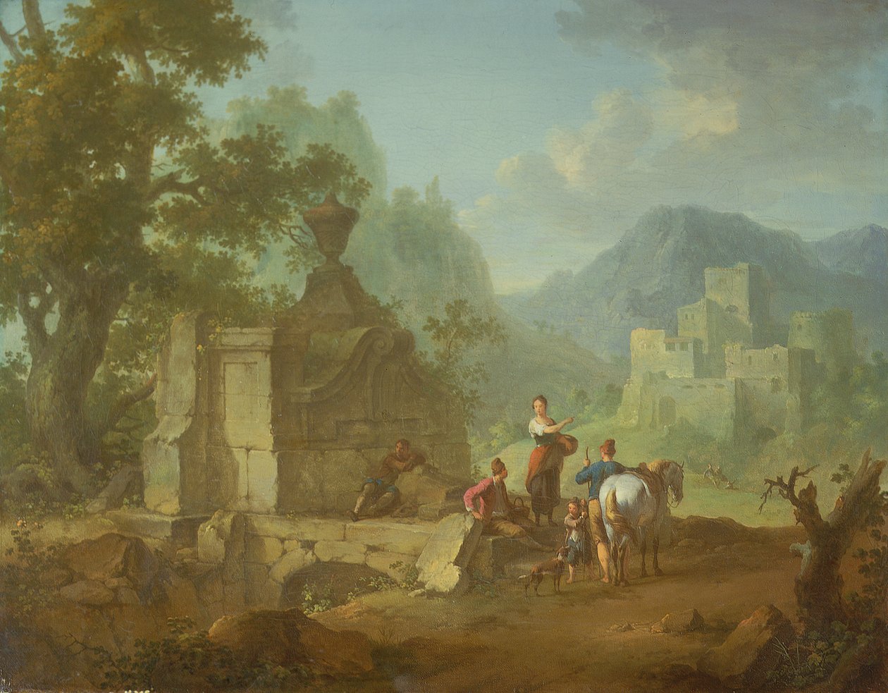 Ländliche Landschaft von Franz Ferg