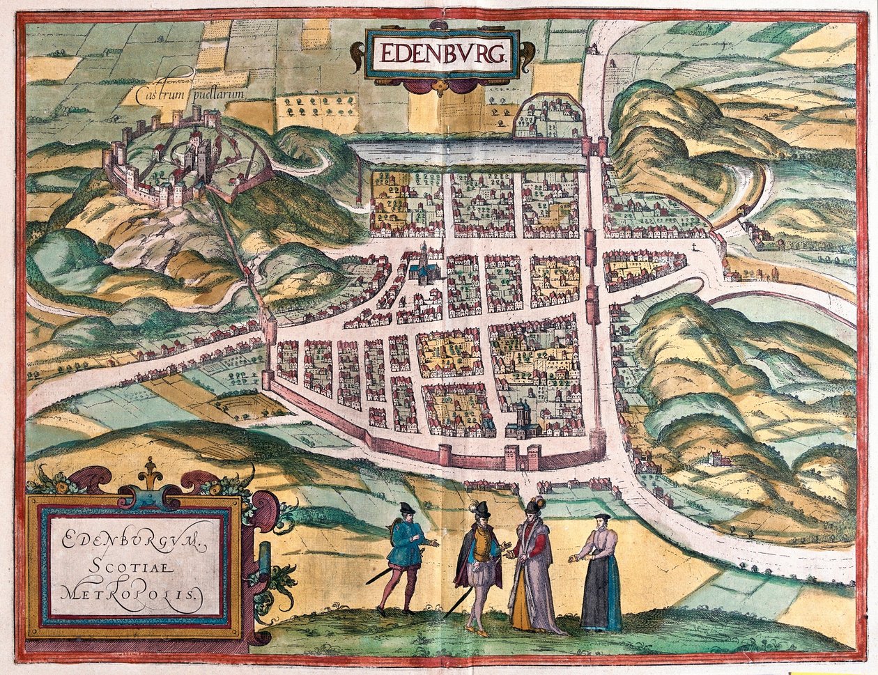 Edinburgh, Schottland von Franz Hogenberg