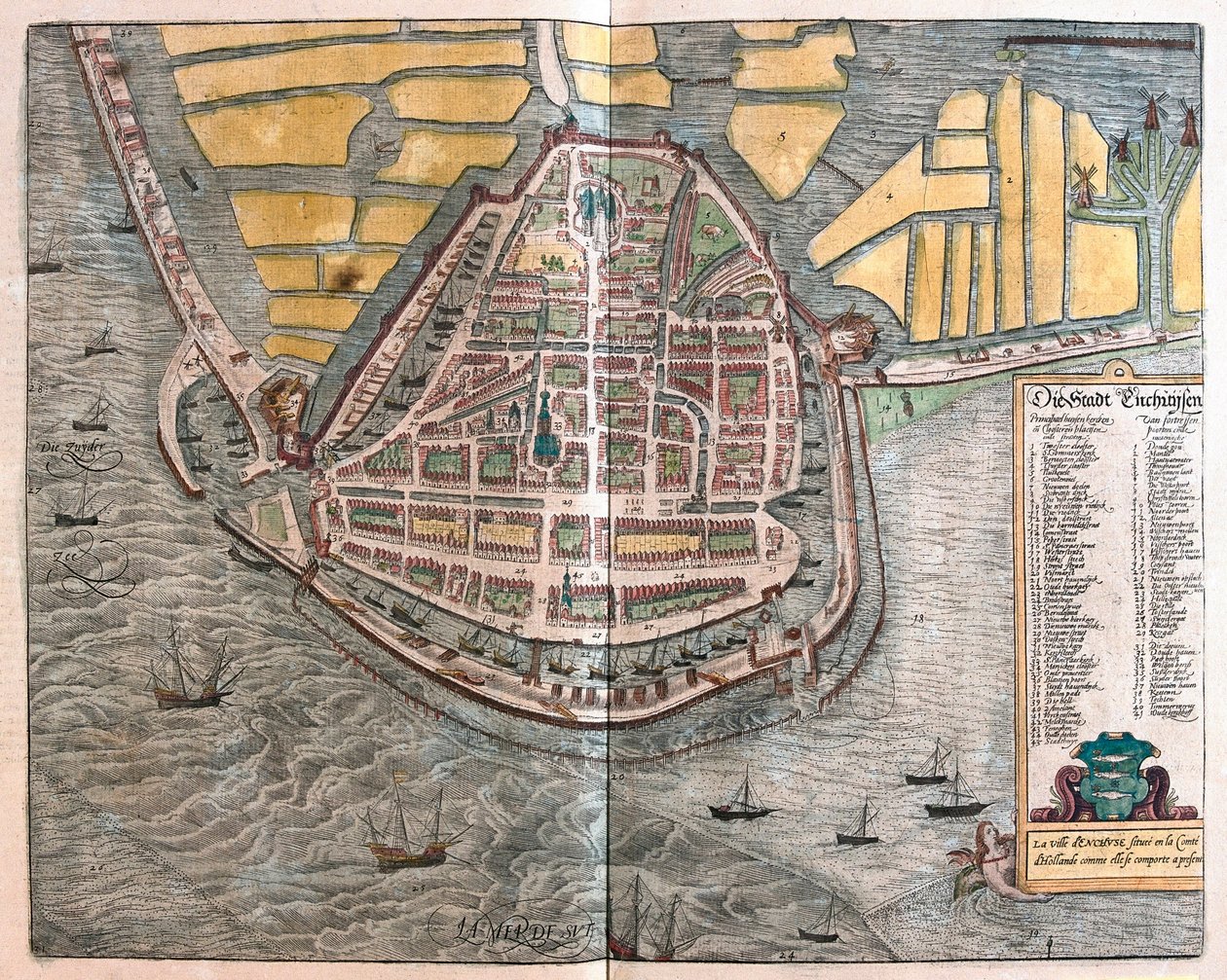 Enkhuizen, Niederlande von Franz Hogenberg
