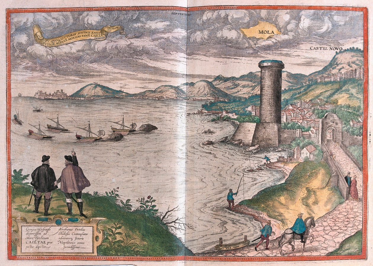 Gaeta, Italien (Gravur) von Franz Hogenberg