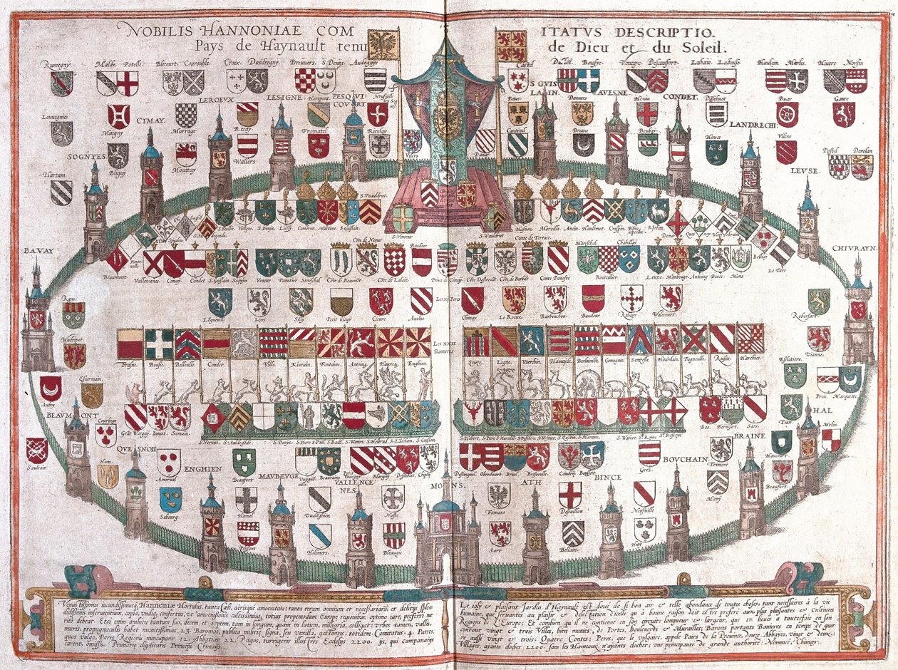 Provinz Hennegau, Belgien von Franz Hogenberg