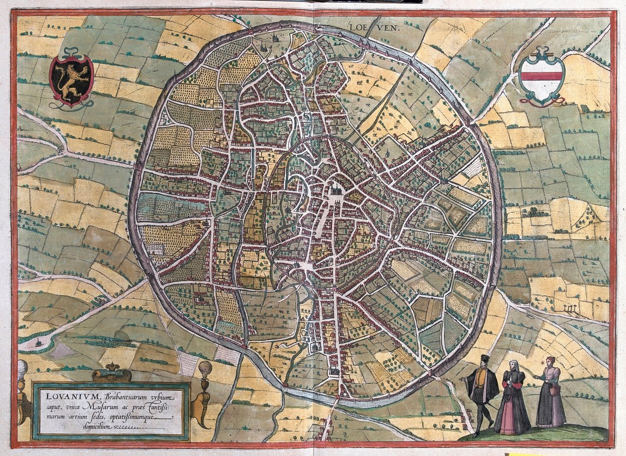 Leuven, Belgien von Franz Hogenberg