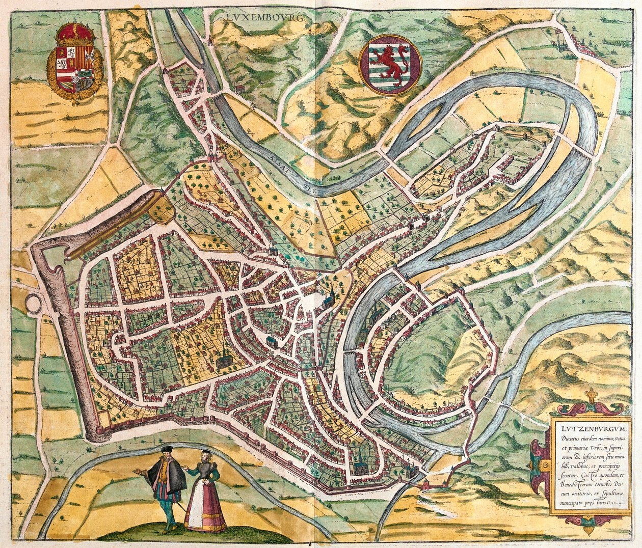 Luxemburg von Franz Hogenberg