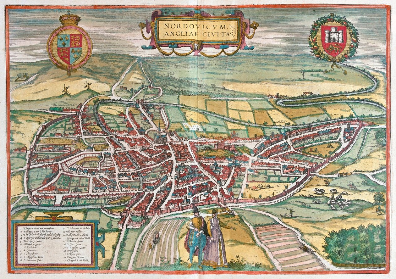 Norwich - Großbritannien von Franz Hogenberg