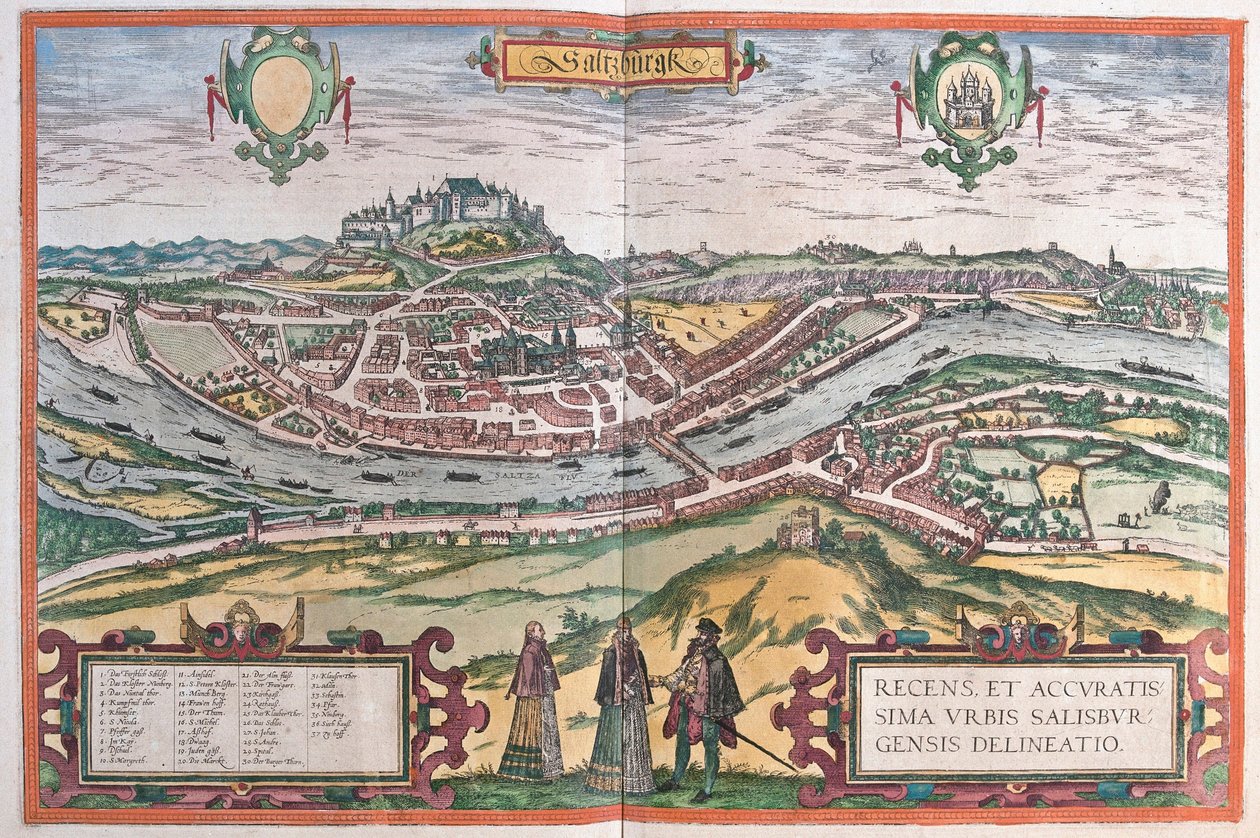 Salzburg, Österreich von Franz Hogenberg