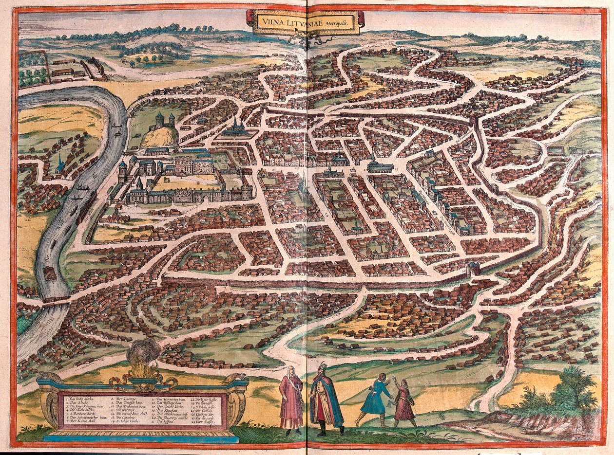 Vilnius, Litauen von Franz Hogenberg