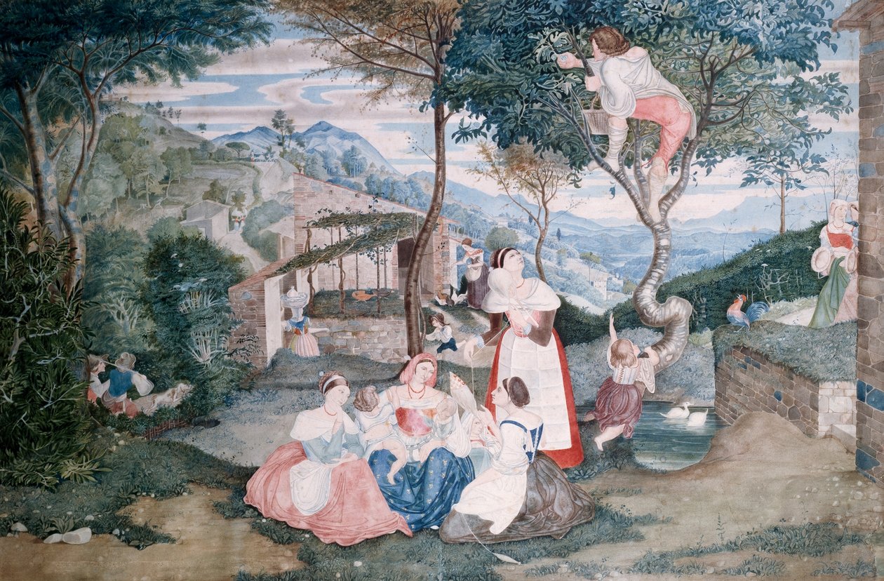 Italienisches Landleben von Franz Horny
