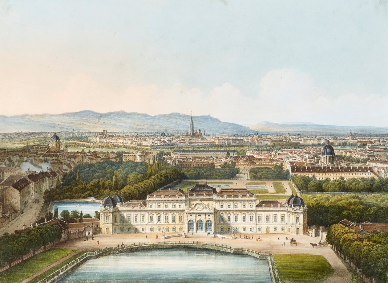 Schloss Belvedere von Franz Josef Sandmann