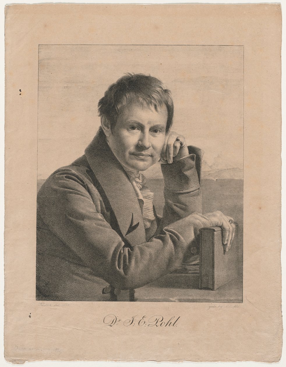 Porträt von Dr. F. E. Pohl von Franz Kadlich