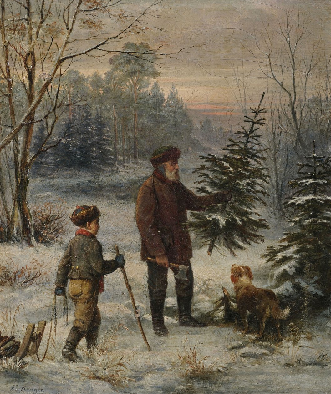 Vor Weihnachten von Franz Krüger