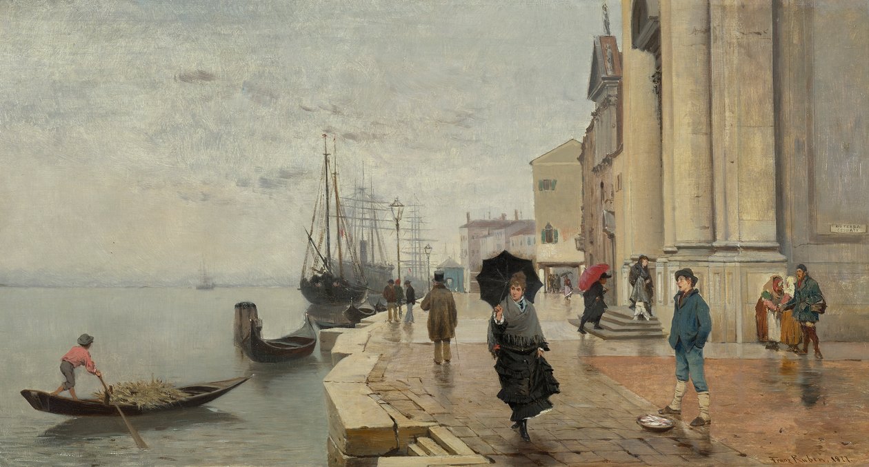 Motiv aus Venedig von Franz Leo Ruben