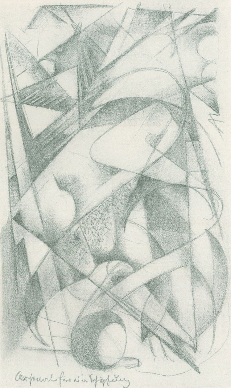 Arsenal für eine Schöpfung von Franz Marc