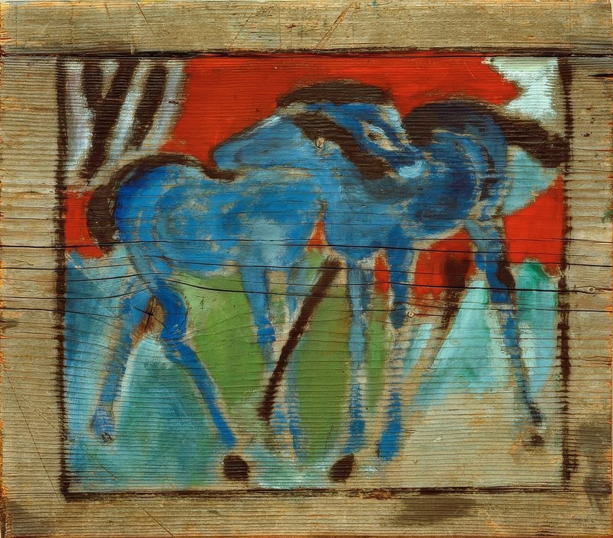 Blaue Fohlen von Franz Marc