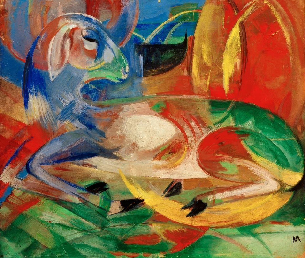 Blaues Lamm von Franz Marc