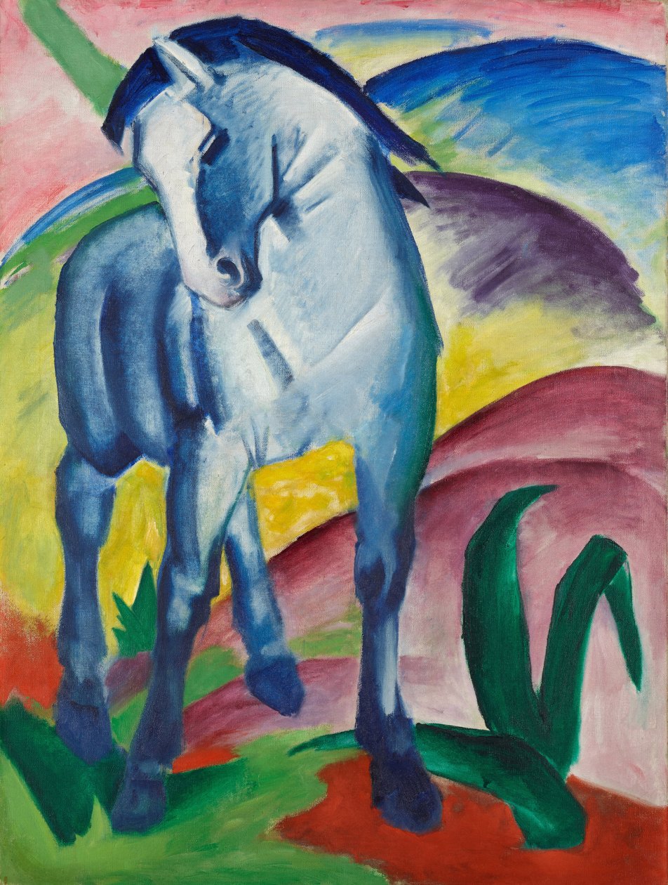 Blaues Pferd I von Franz Marc