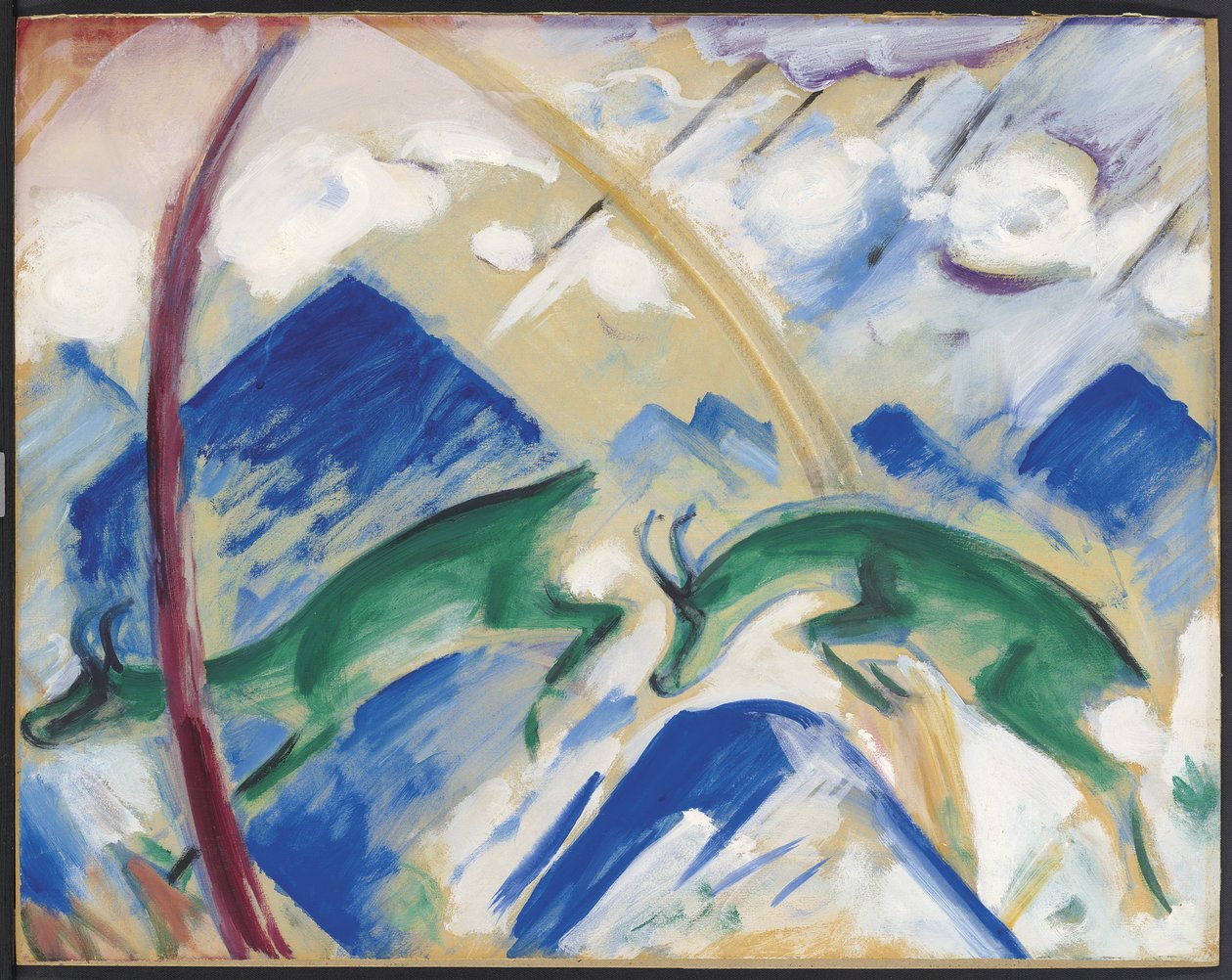 Gämse, 1911 von Franz Marc