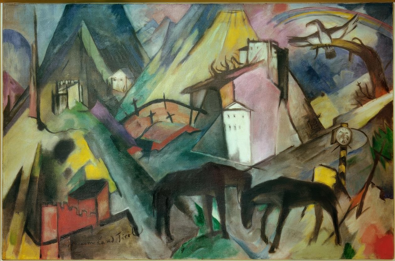 Das arme Land Tirol von Franz Marc