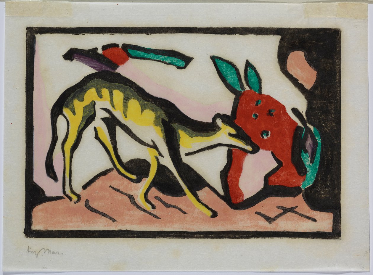 Fabeltier von Franz Marc