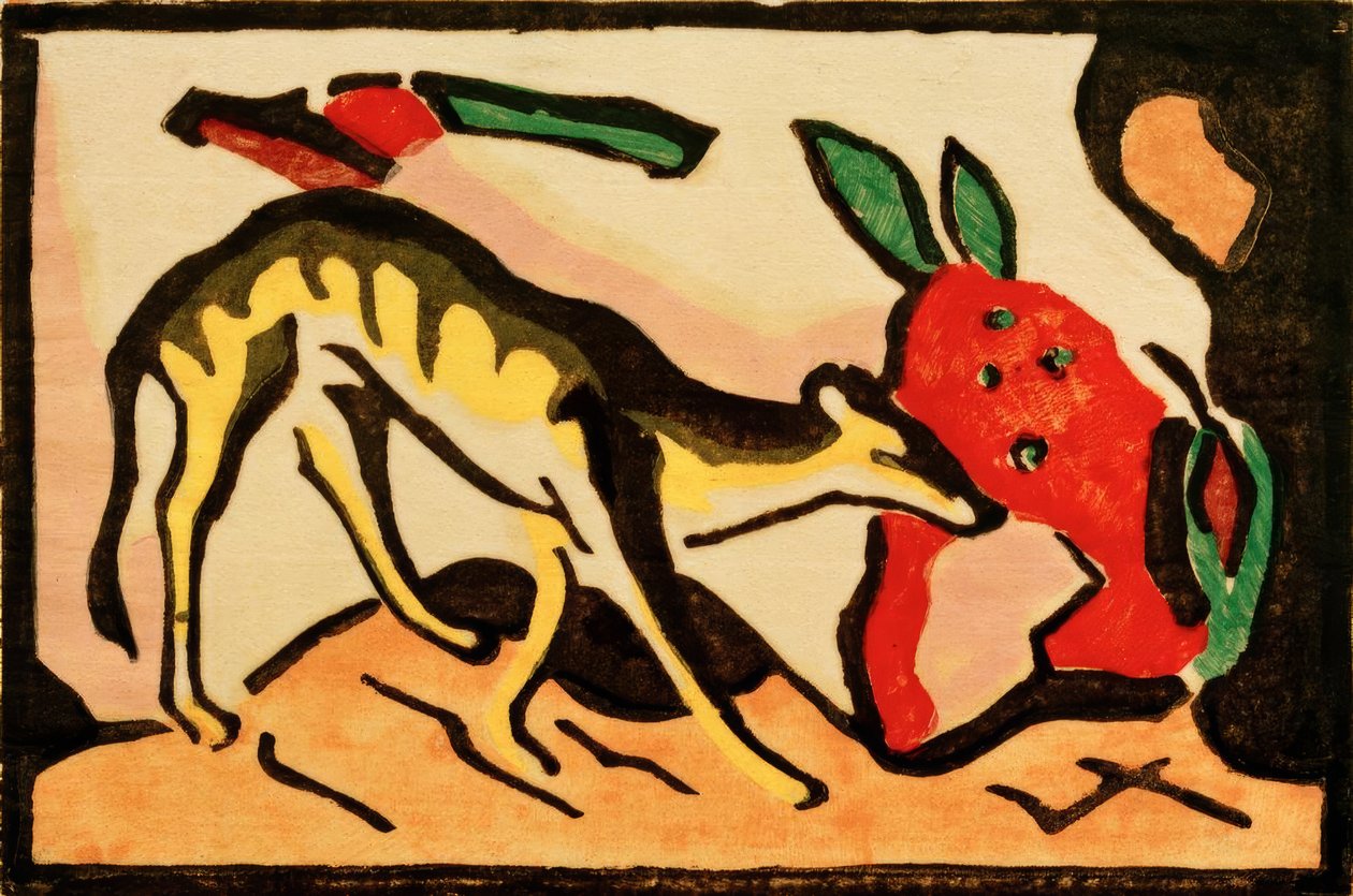Fabeltier von Franz Marc