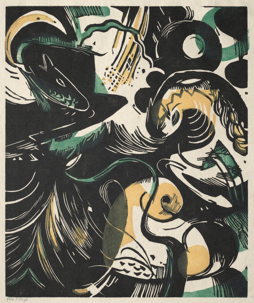 Genesis II von Franz Marc