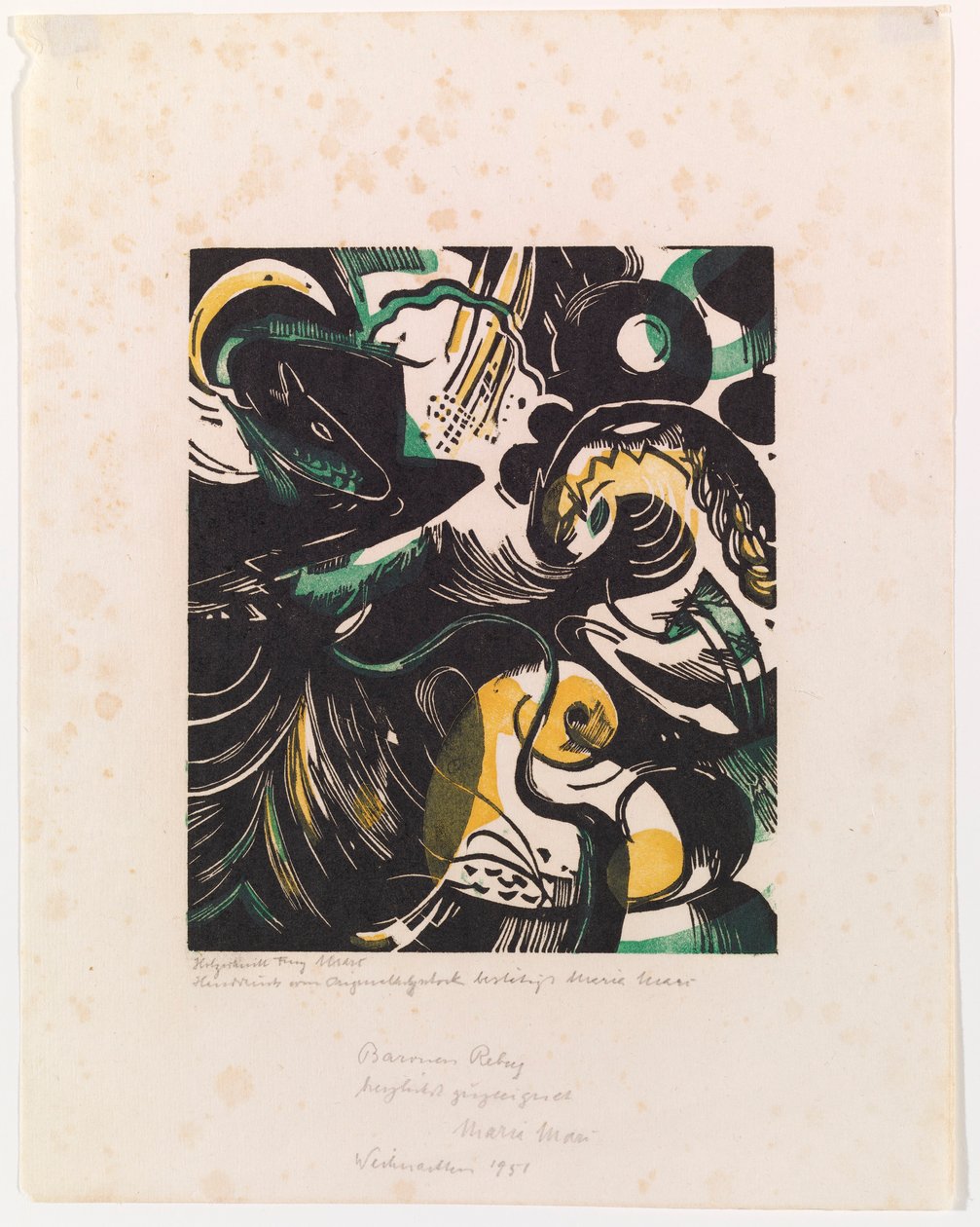 Genesis II von Franz Marc