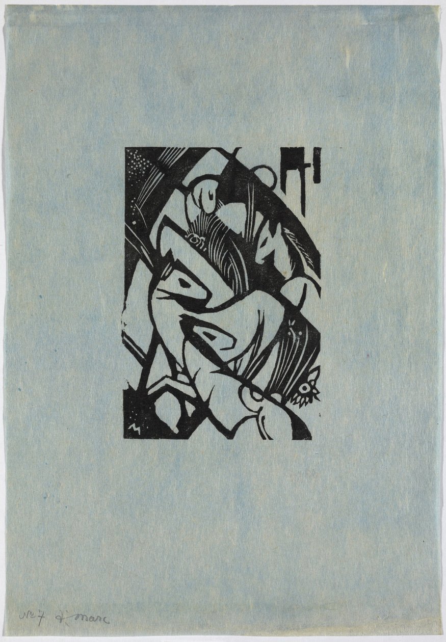 Springende Pferdchen von Franz Marc