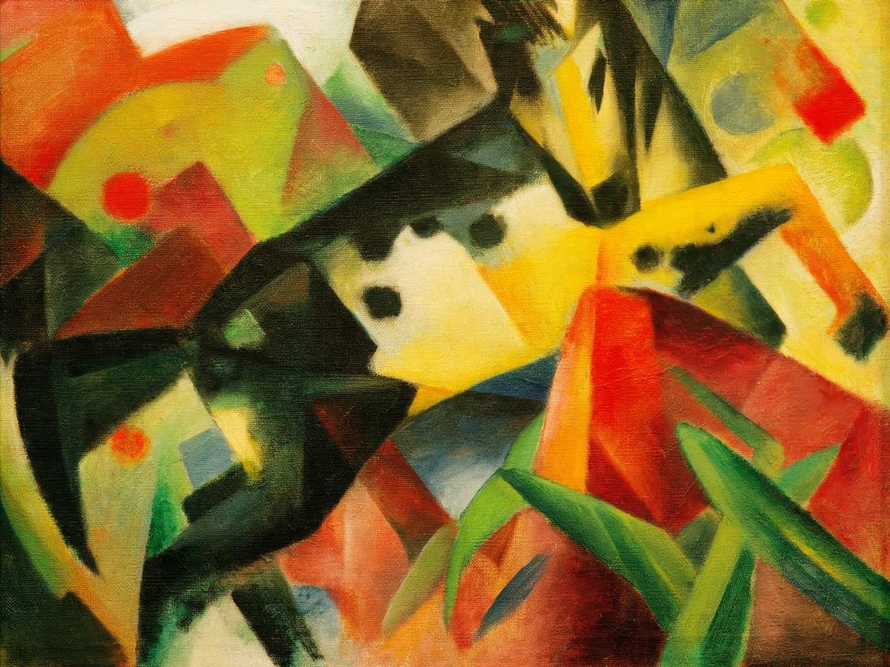 Springendes Pferd von Franz Marc