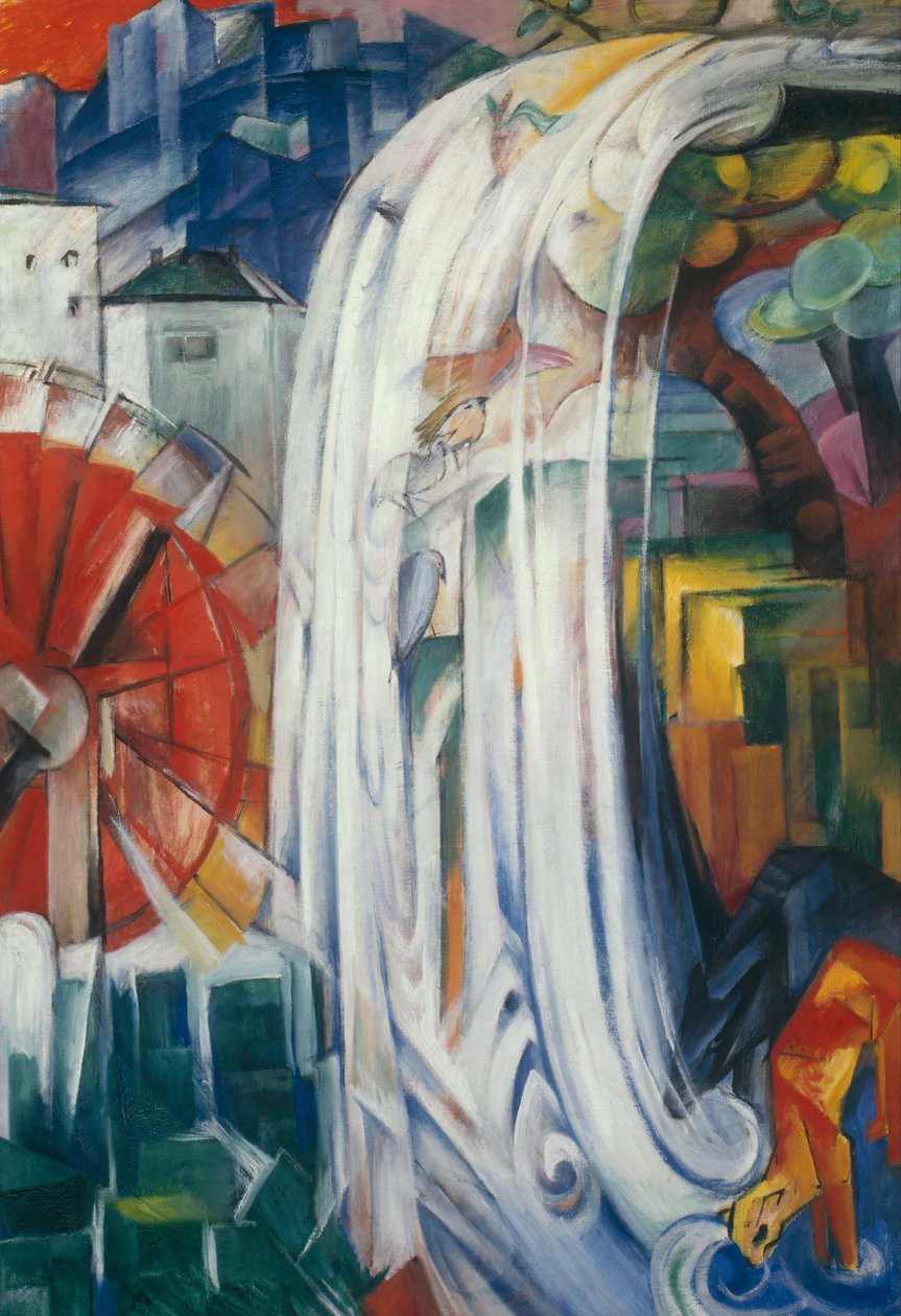 Die verhexte Mühle von Franz Marc