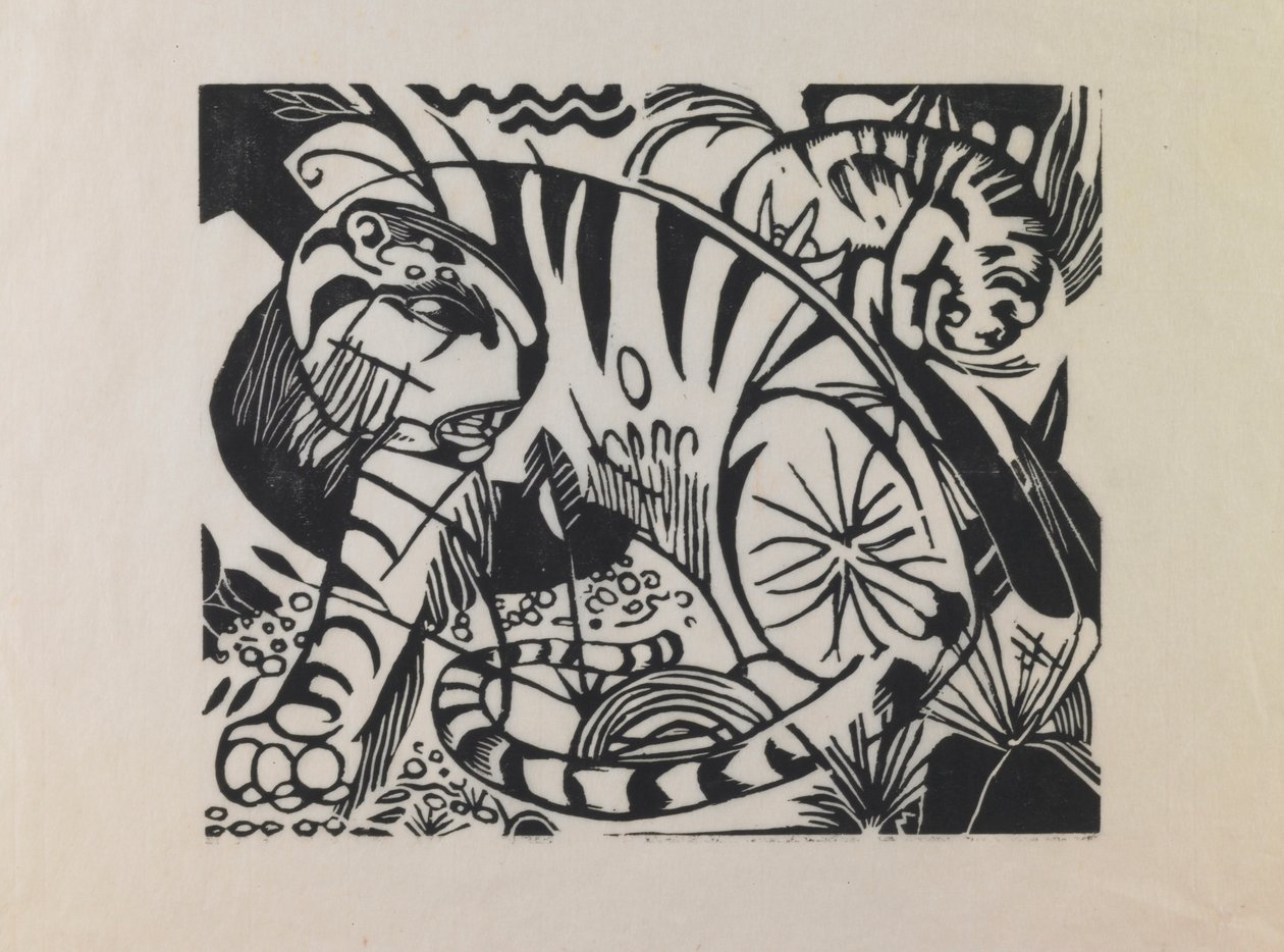 Tiger von Franz Marc