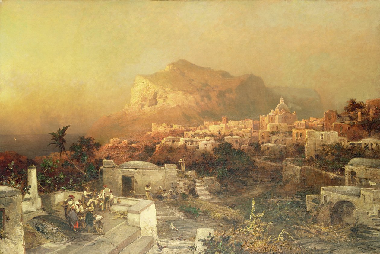 Capri, ca. 1870-79 von Franz Richard Unterberger