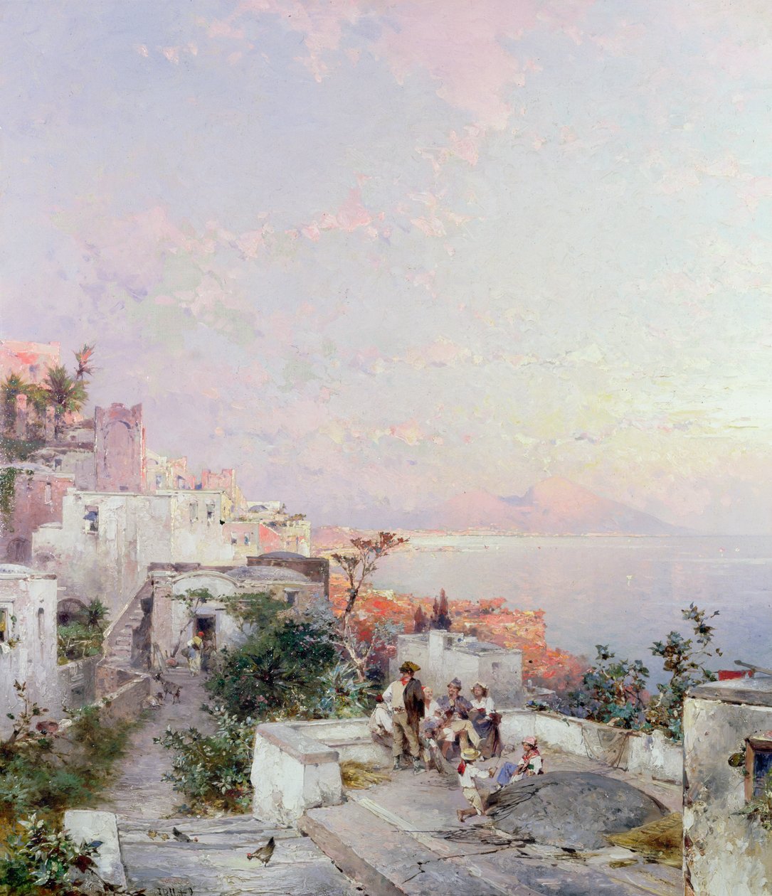 Posilipo, Neapel von Franz Richard Unterberger