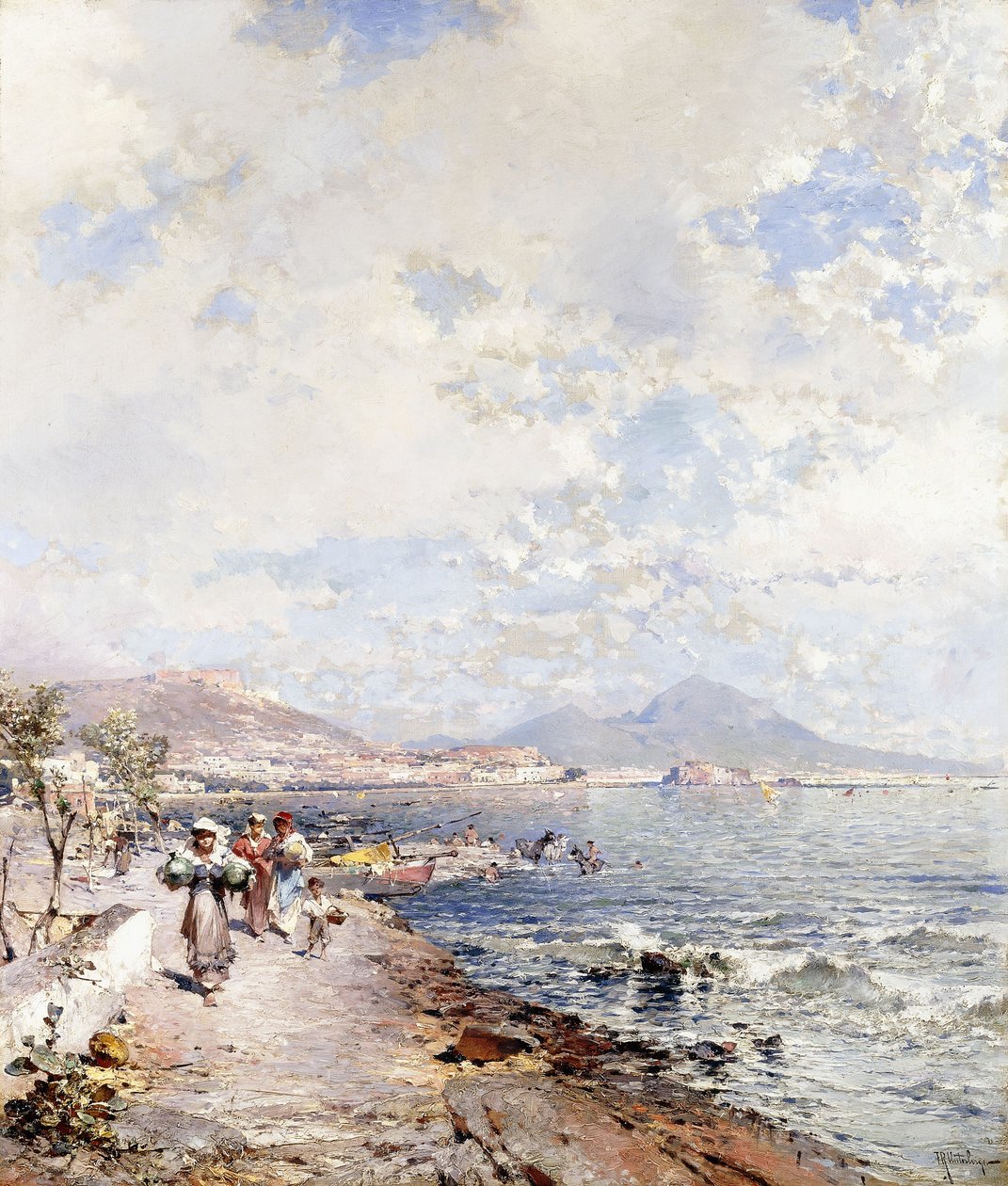 Posillipo, Neapel von Franz Richard Unterberger