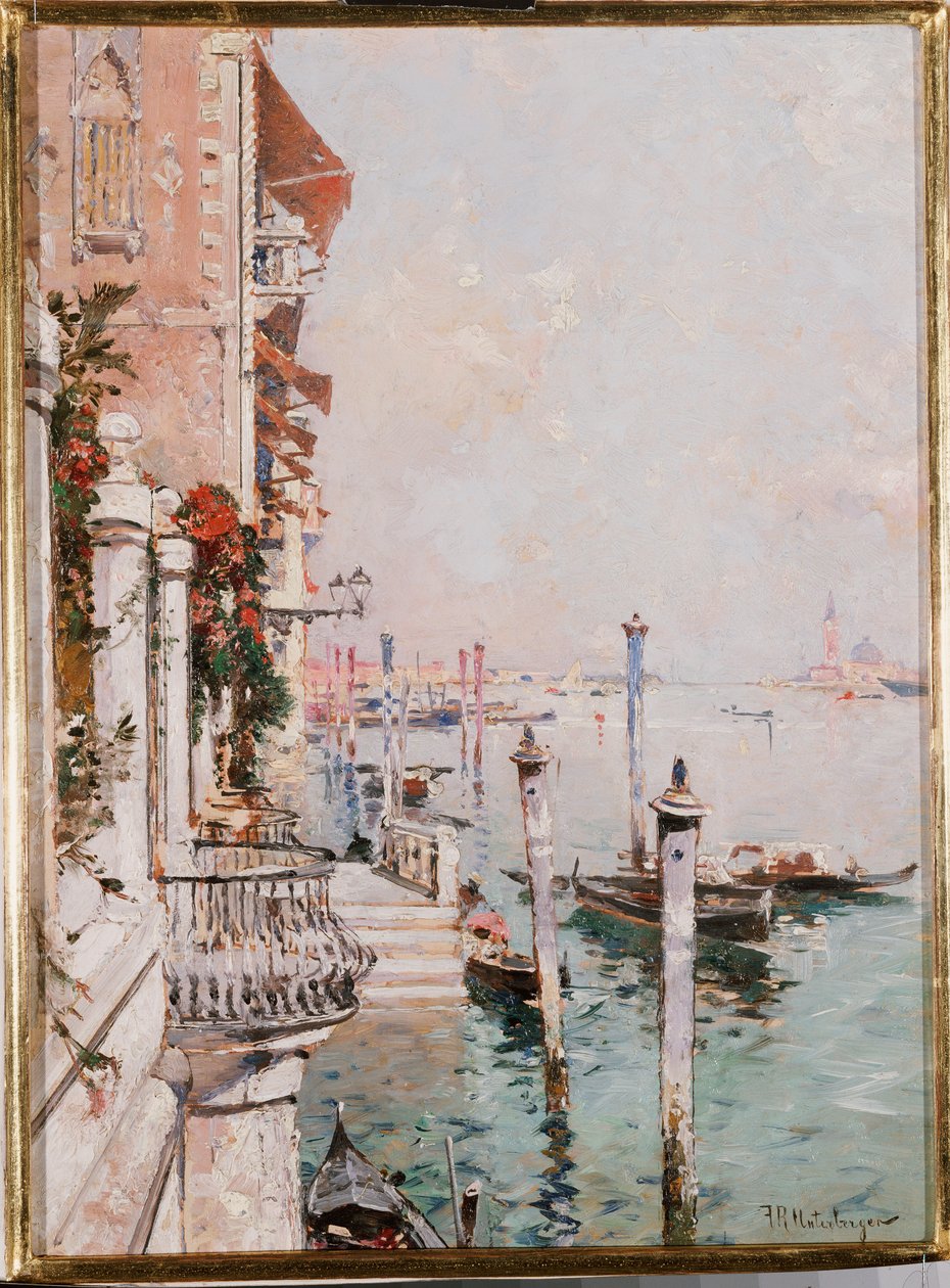 Der Große Kanal, Venedig von Franz Richard Unterberger
