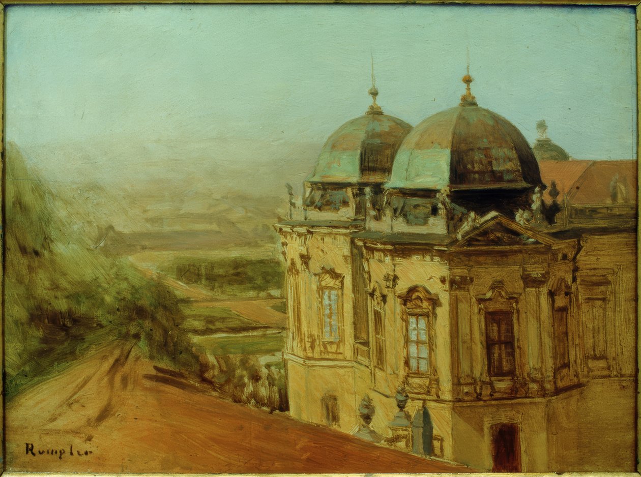 Das Obere Belvedere in Wien von Franz Rumpler