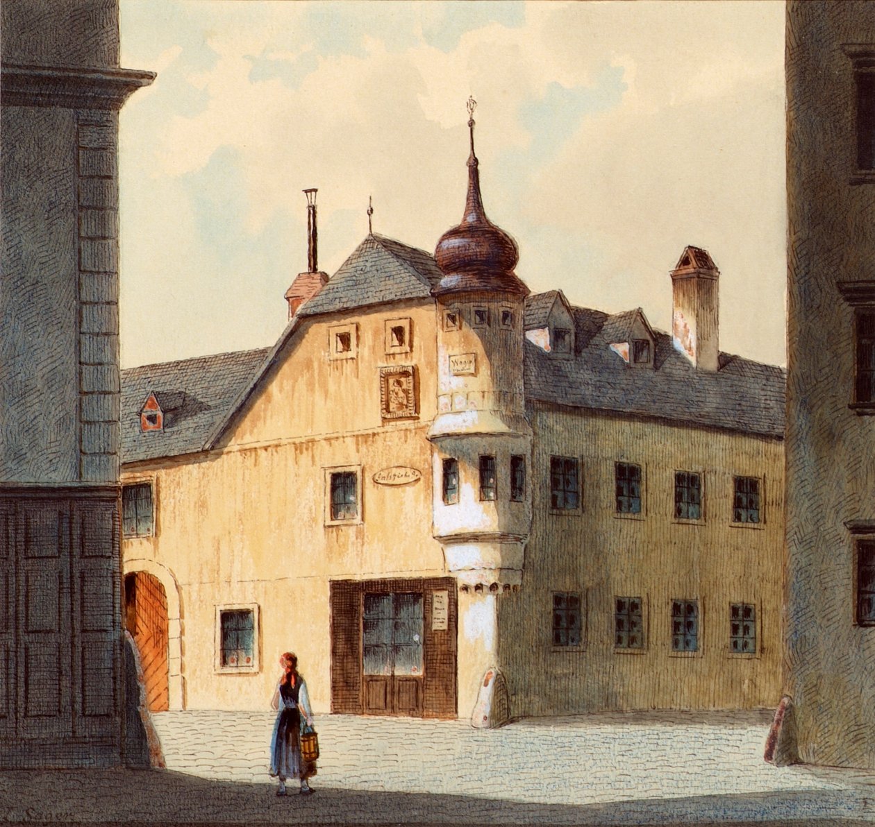 Das Alte Haus am Neubau in Wien von Franz Sager
