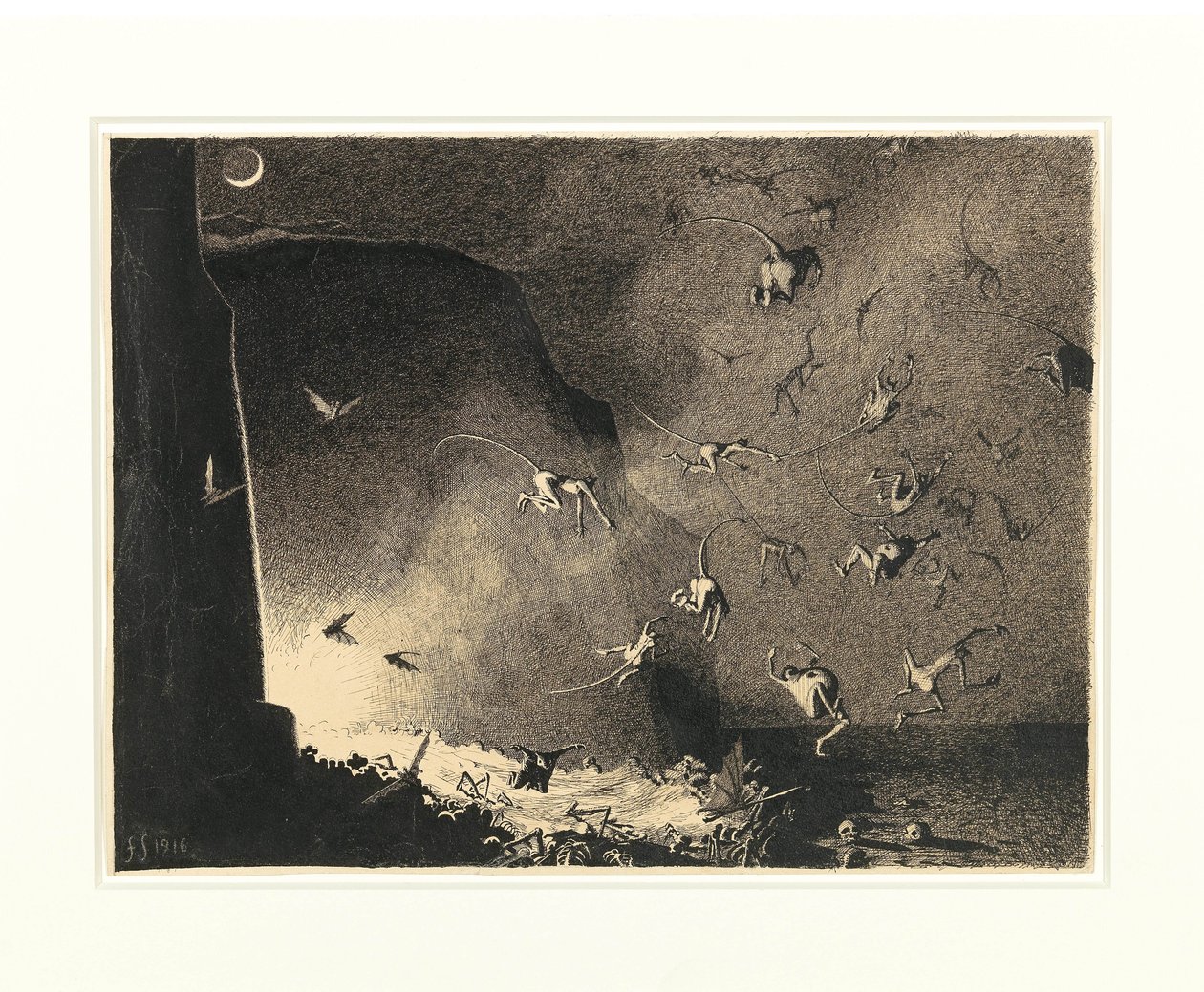 Hell Gate, 1916 von Franz Sedlacek