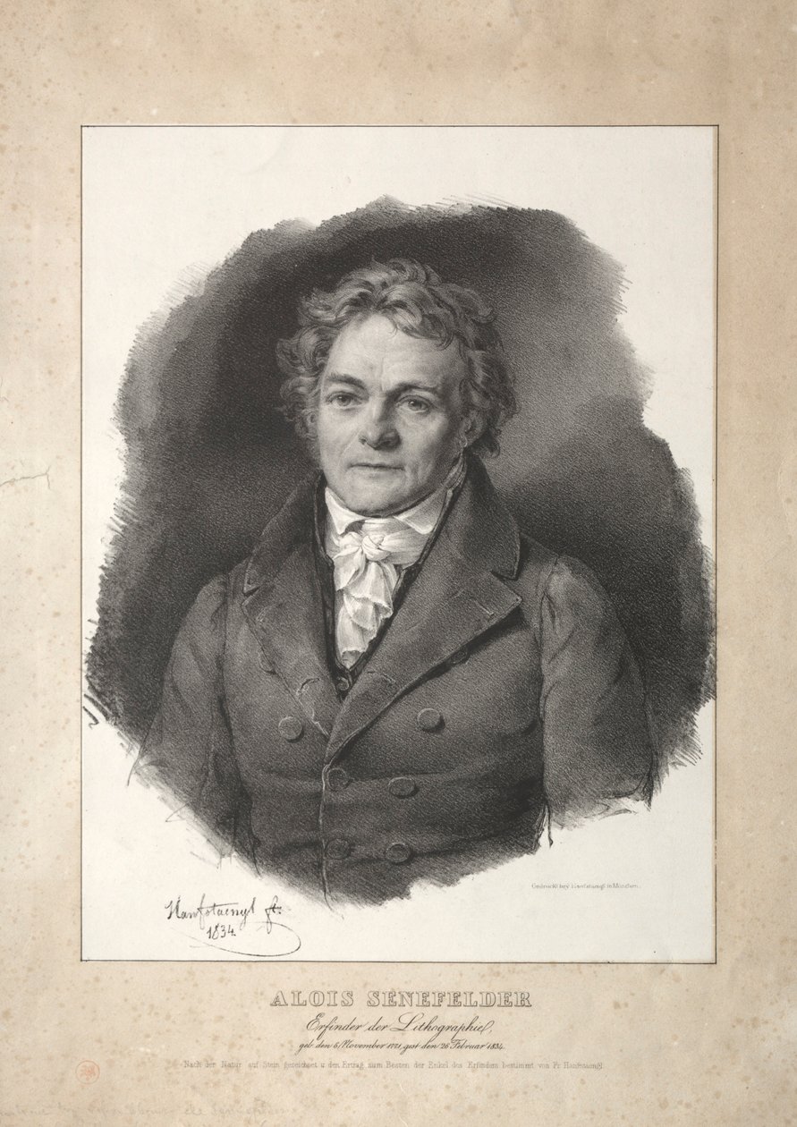 Aloys Senefelder von Franz Seraph Hanfstaengl