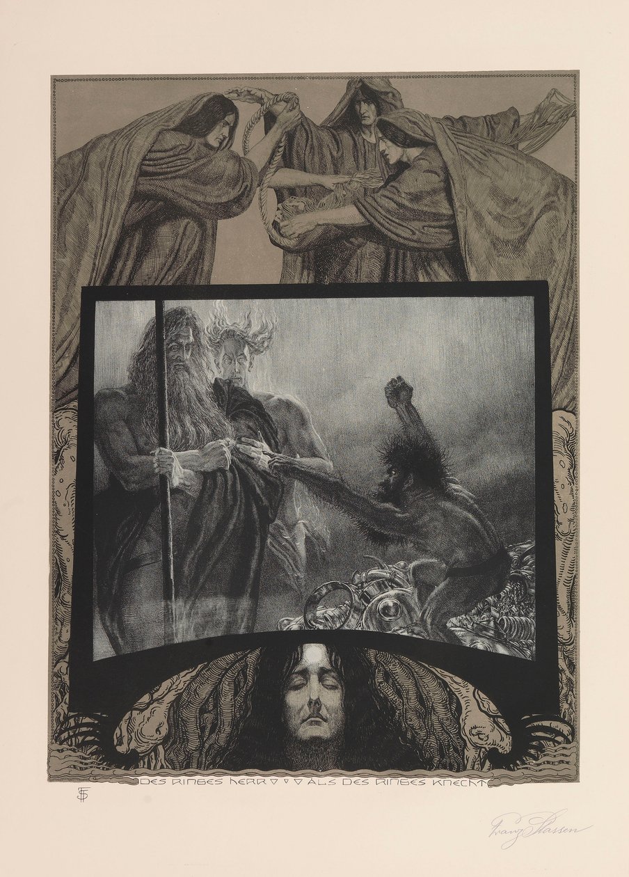 Der Ring des Nibelungen von Franz Stassen