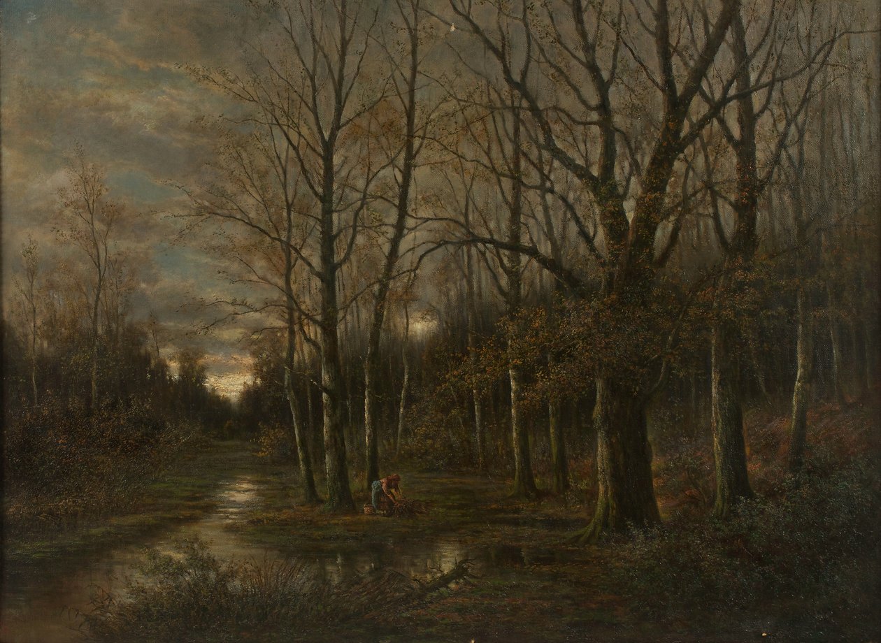 Aulandschaft bei Lundenburg von Franz Stephan Paschinger