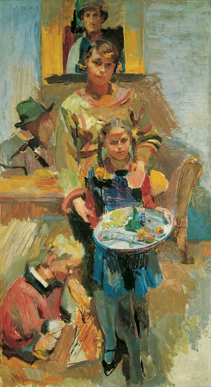 Familienbildnis Isepp von Franz Wiegele