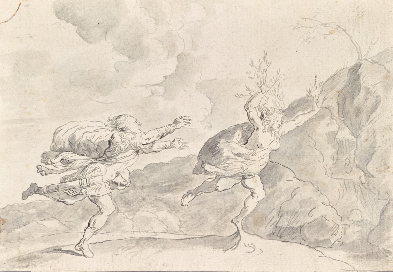 Daphnes Verwandlung in einen Lorbeerbaum von Franz Xaver Wagenschon
