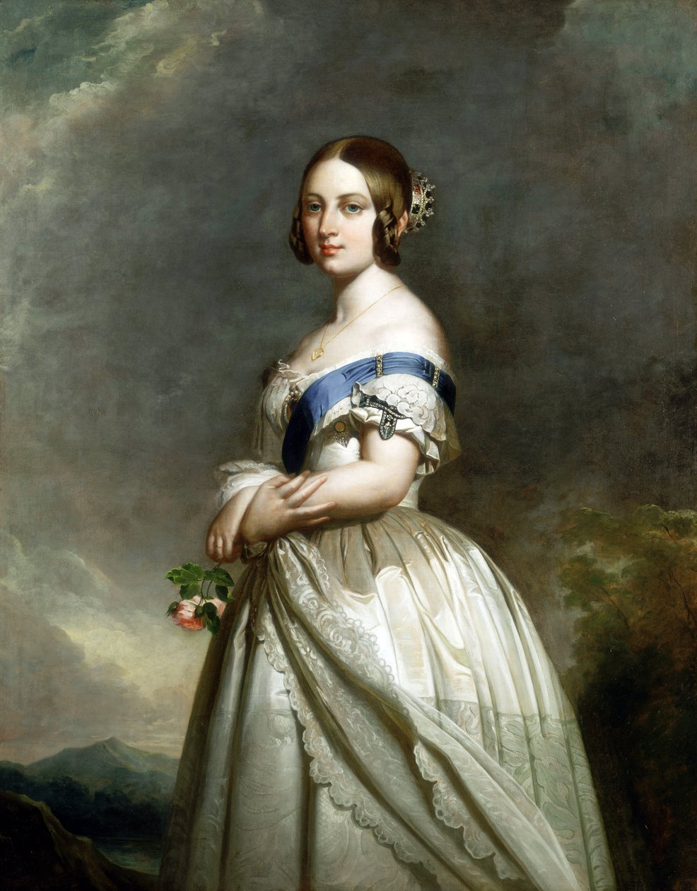 Porträt von Königin Victoria von Franz Xaver Winterhalter