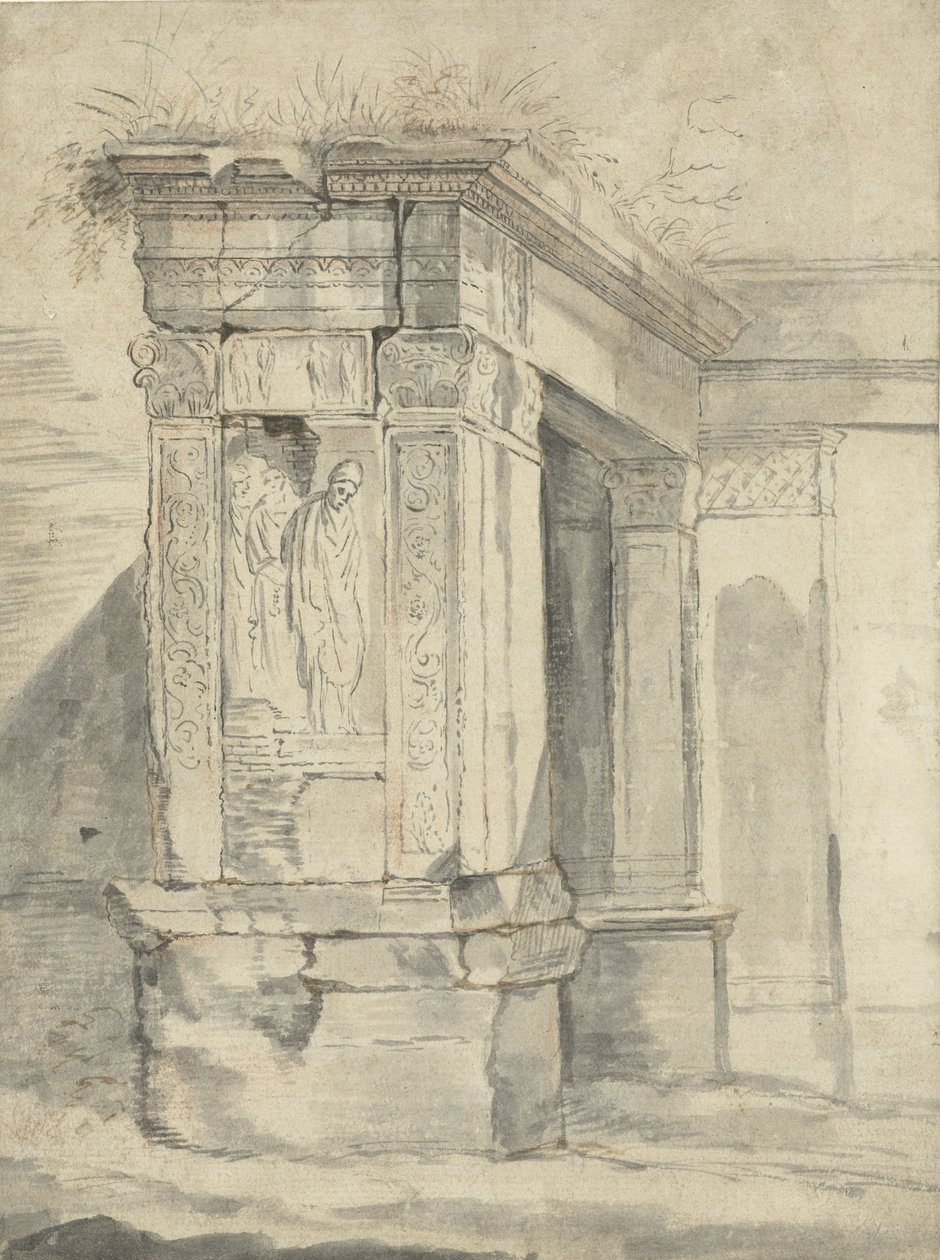 Römische Ruine von Franz de Paula Ferg