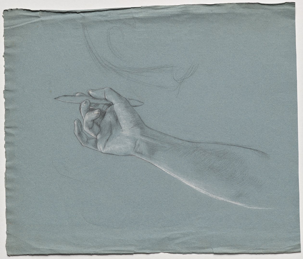 Armstudie für das Fakultätsbild: Theologie von Franz von Matsch