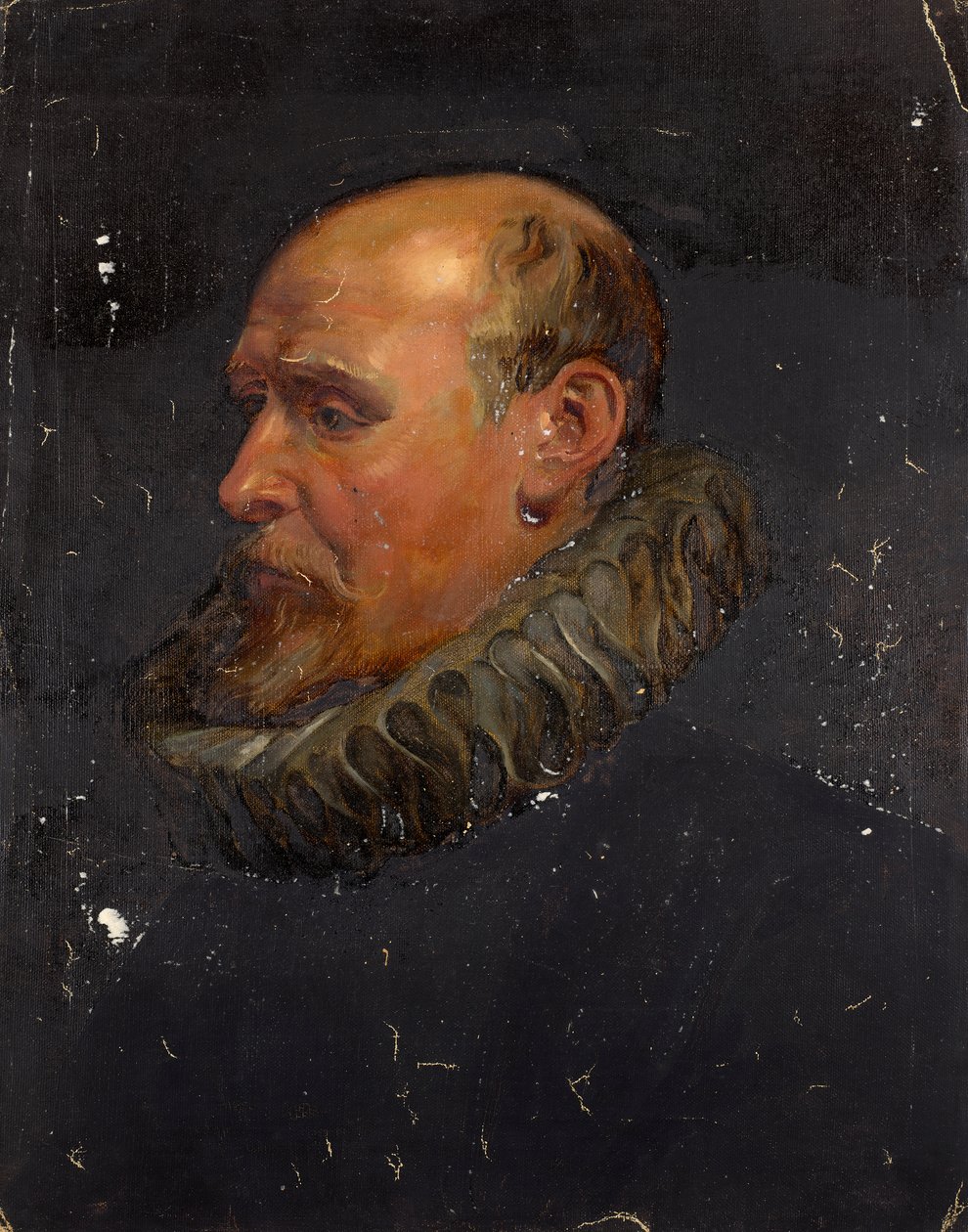 Porträt eines Herren mit Halskrause von Franz von Matsch