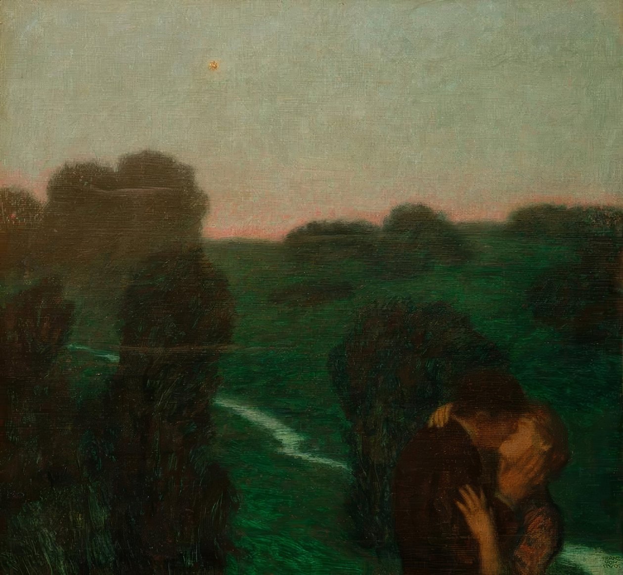 Der Abendstern von Franz von Stuck