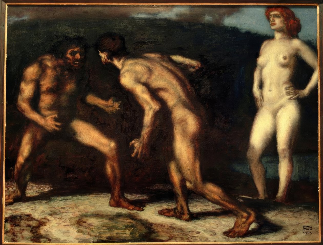 Der Kampf ums Weib von Franz von Stuck